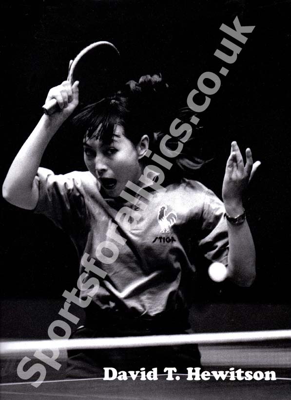 Northern Sports Photographer Award winning photograph of table tennis player. Photo: David T. Hewitson/Sports for All Pics